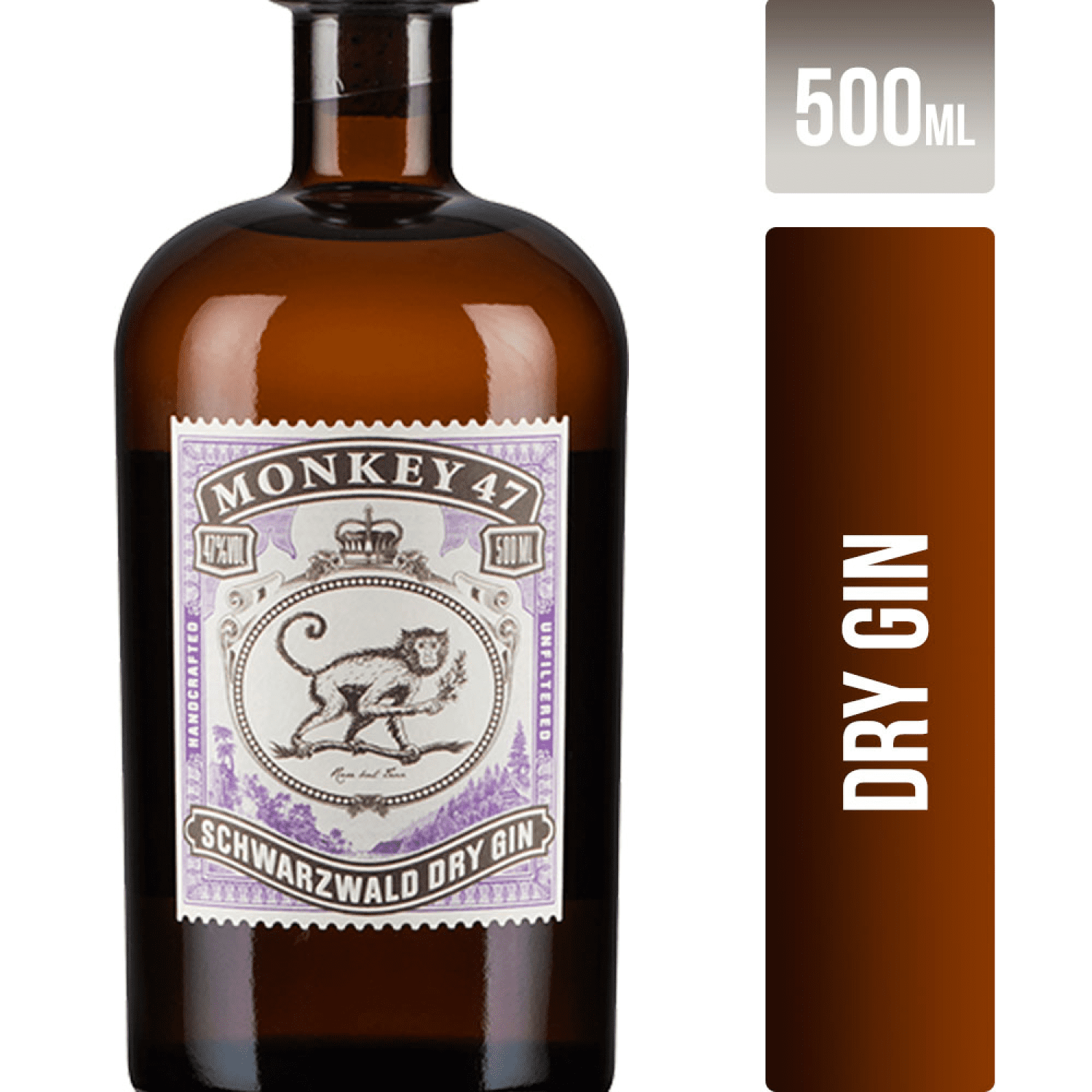 MONKEY 47 DRY GIN 500 CC - Imagen 2