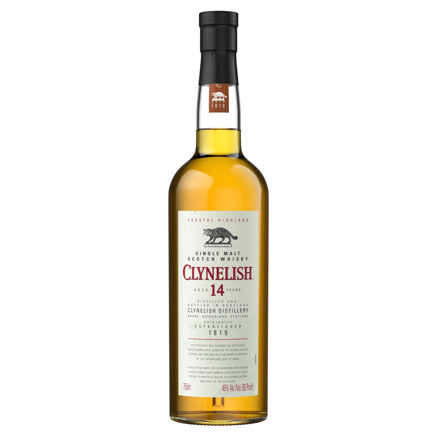 CLYNELISH 14 AÑOS ESTUCHE 750 CC