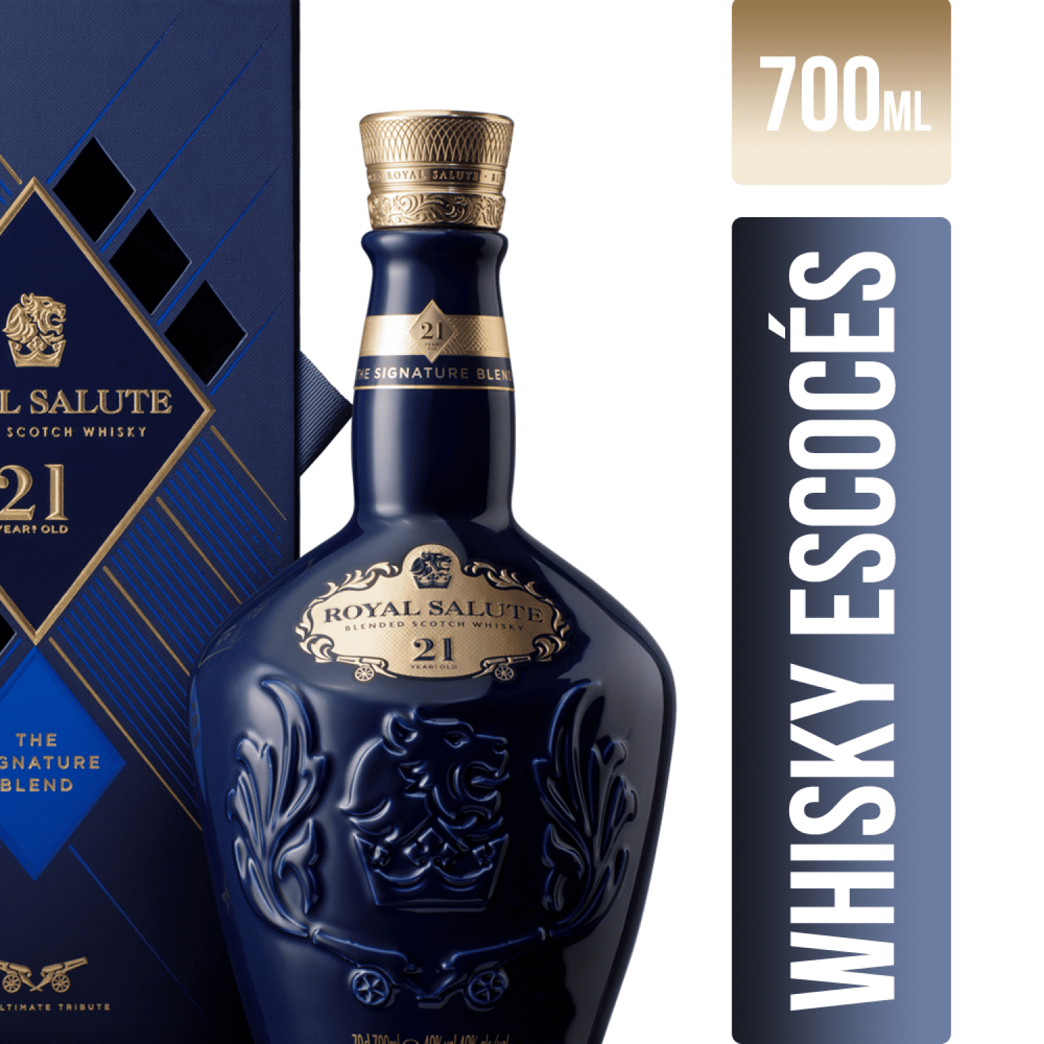CHIVAS REGAL ROYAL SALUTE 21 AÑOS 700 CC - Imagen 4