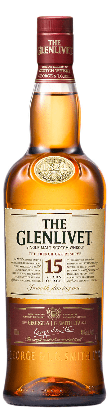 THE GLENLIVET 15 AÑOS 700 CC