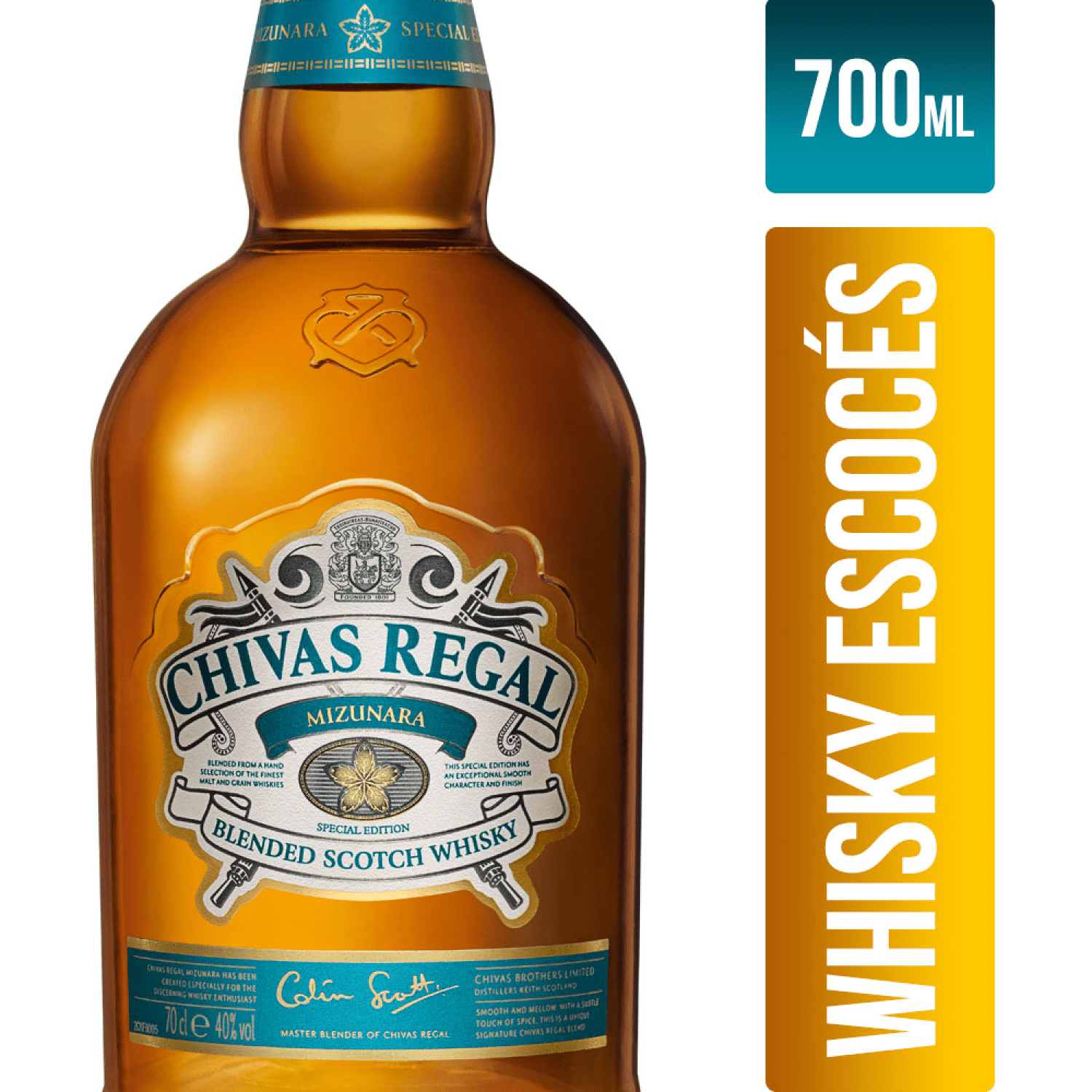 CHIVAS REGAL MIZUNARA ESTUCHE 700 CC - Imagen 2