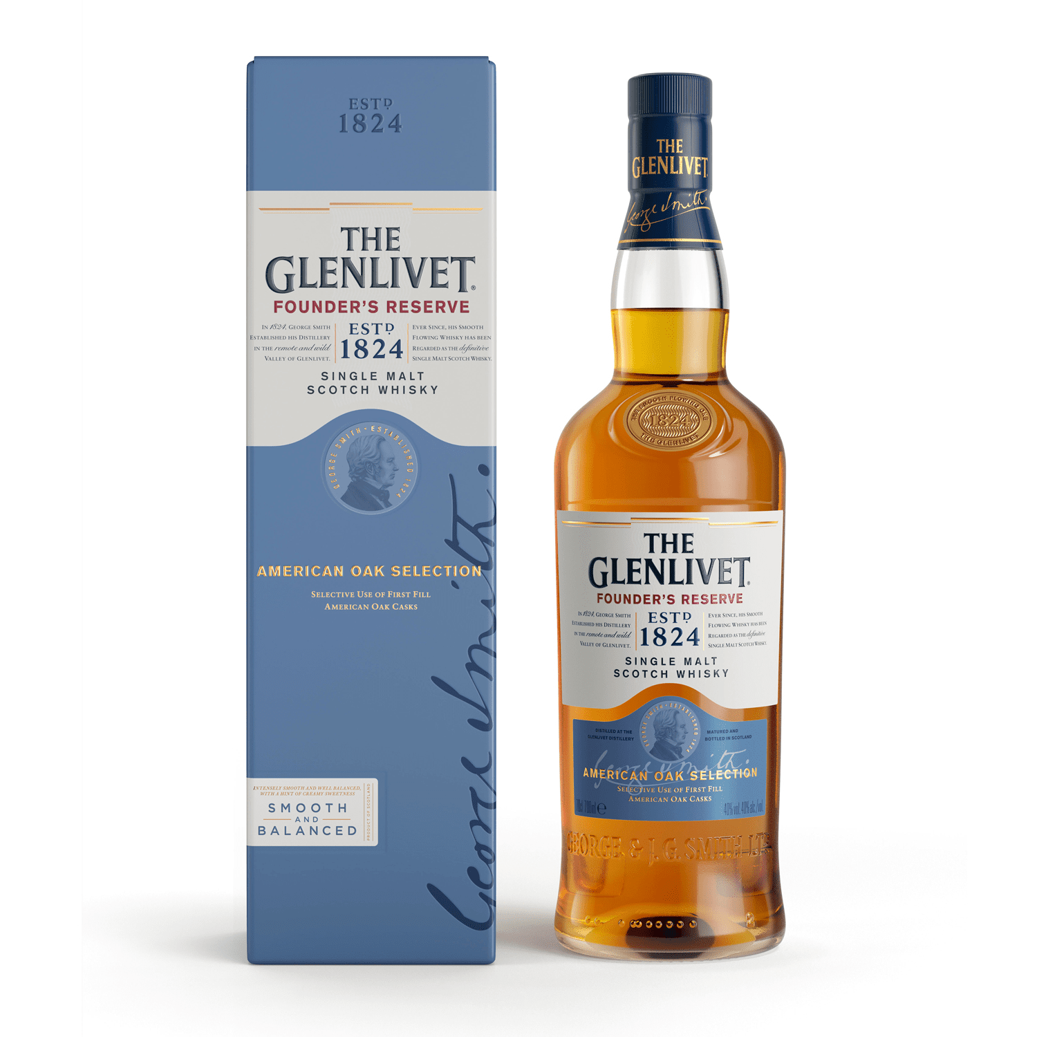 THE GLENLIVET FOUNDER'S RESERVE 750 CC - Imagen 2