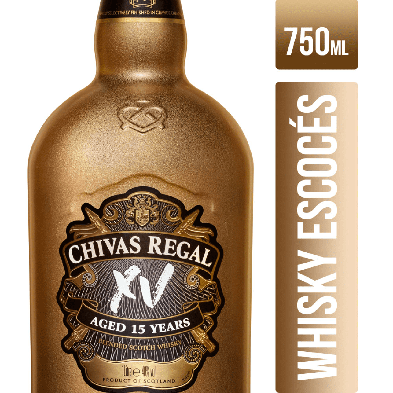 CHIVAS REGAL GOLD 15 AÑOS 750 CC - Imagen 3