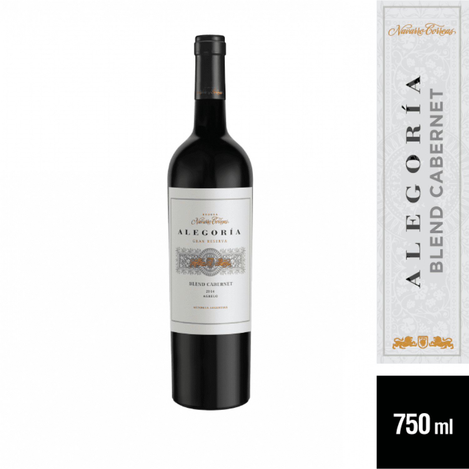 NAVARRO CORREAS ALEGORIA CABERNET SAUIGNON 750 CC - Imagen 2