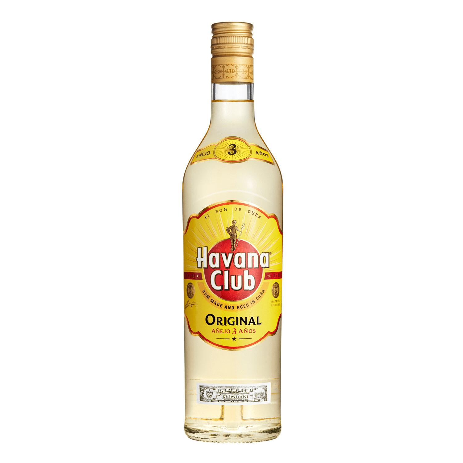 HAVANA CLUB 3 AÑOS 750 CC