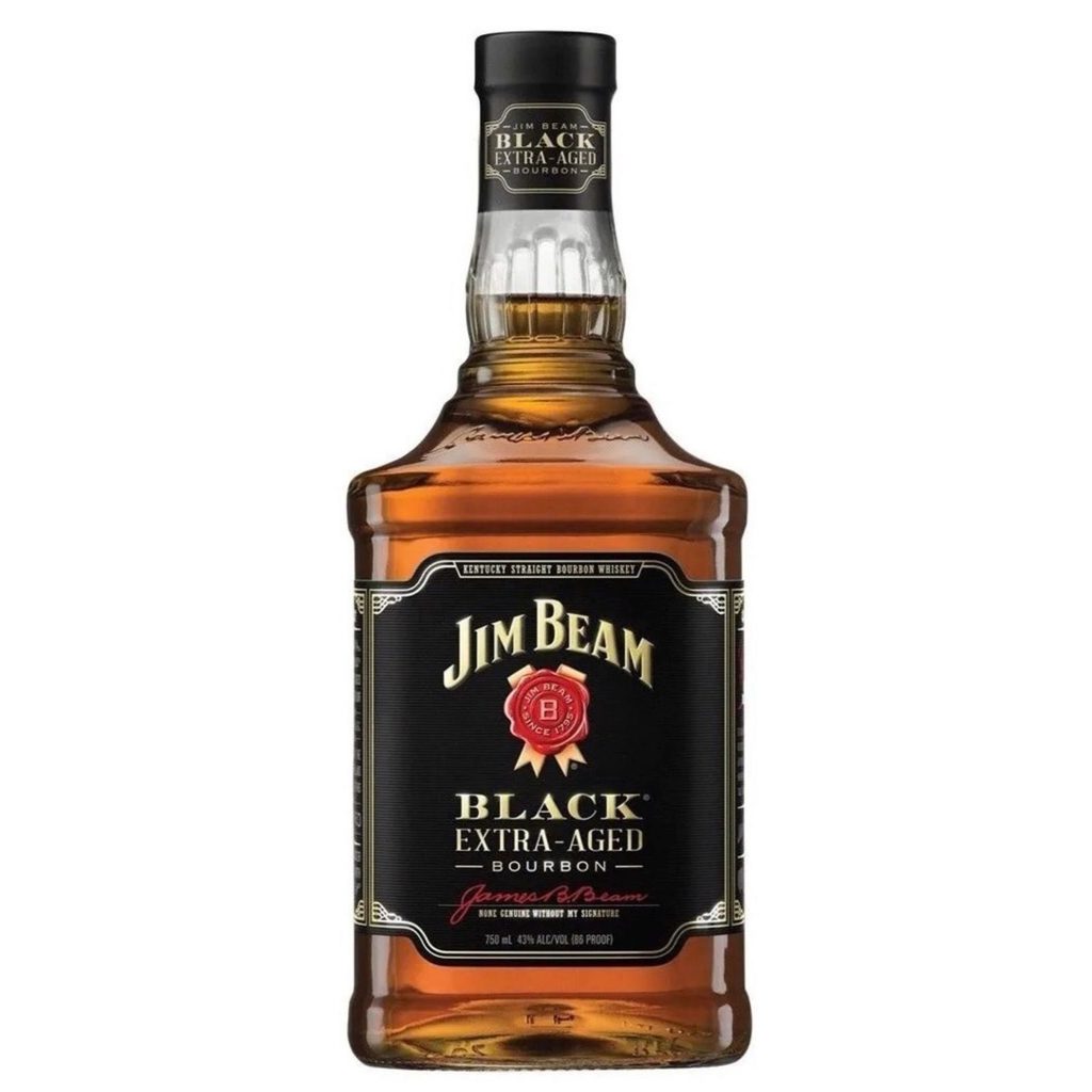 JIM BEAM BLACK EXTRA AGED BOURBON 750 CC