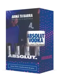 ABSOLUT ESTUCHE 750 CC + ESTERILLA DE GOMA