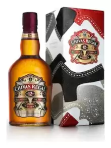 CHIVAS REGAL 12 ESTUCHE LATA TIM LITTLE / DAN F 750 CC