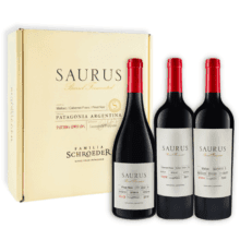 SAURUS ESTUCHE BARREL FERMENTED X 3 (MLB - CAB FR - P NOIR) 750 CC