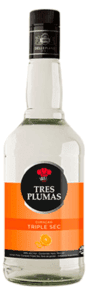 TRES PLUMAS CURACAO TRIPLE SEC 700 CC