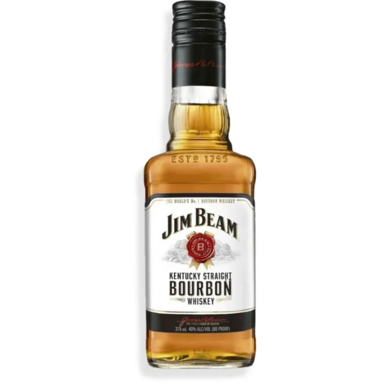 JIM BEAM WHITE LABEL 375 CC