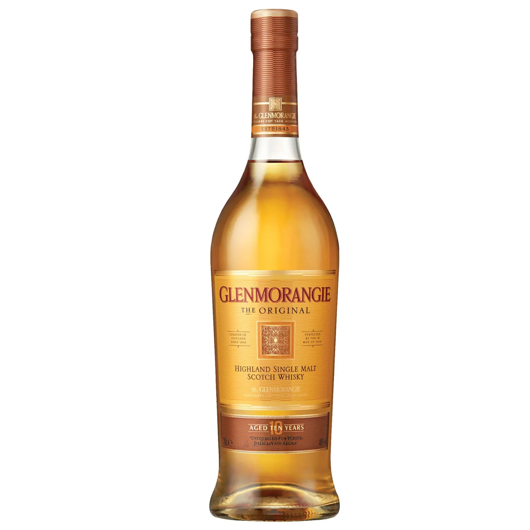 GLENMORANGIE THE ORIGINAL - SINGLE MALT 10 AÑOS 700 CC