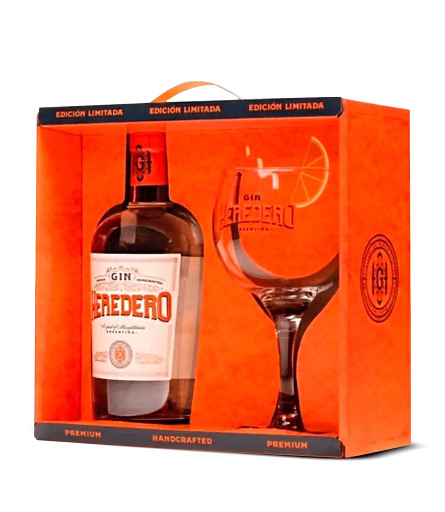 HEREDERO GIN TONIC TIME ESTUCHE BOTELLA 700 CC + COPA