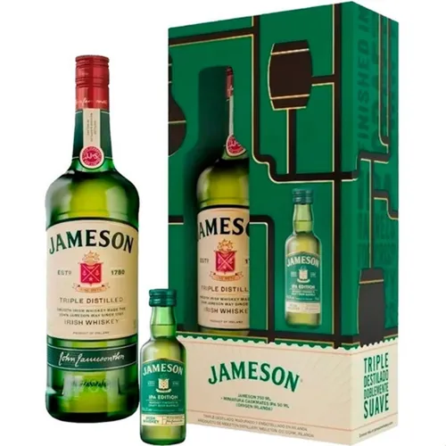 JAMESON 750 + MINIATURA CASKMATES IPA 50 CC