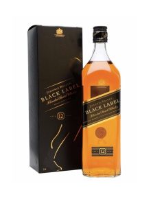 JOHNNIE WALKER BLACK LABEL 12 AÑOS ESTUCHE 750 CC
