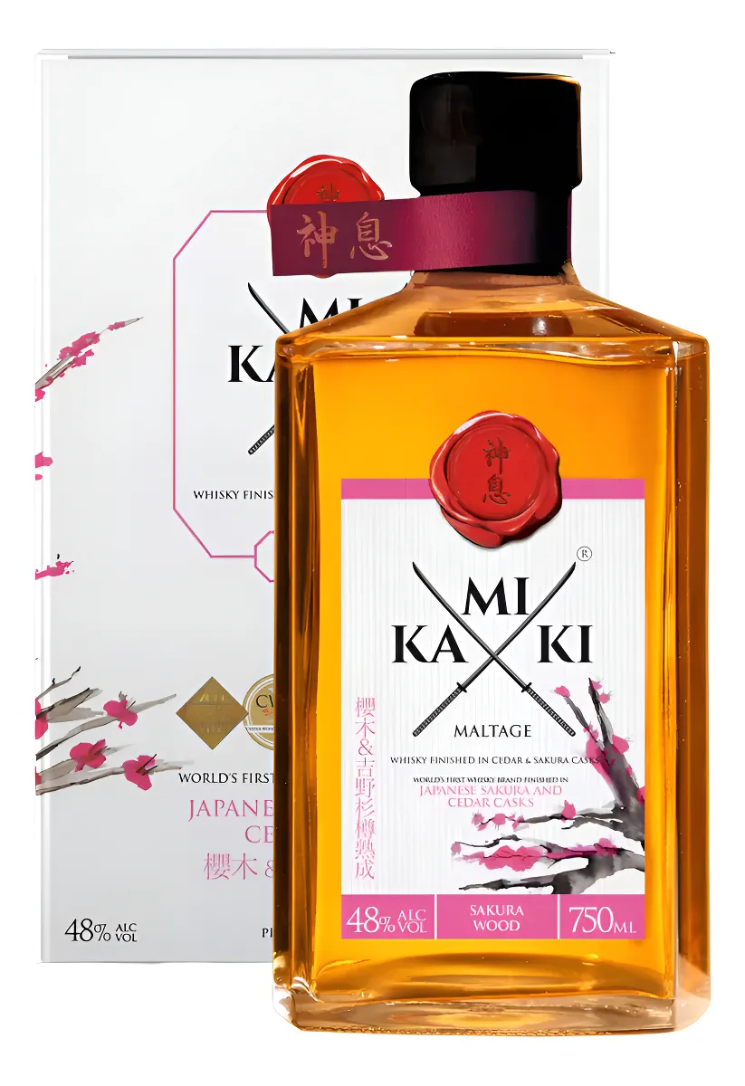 KAMIKI SAKURA WHISKY 750 CC