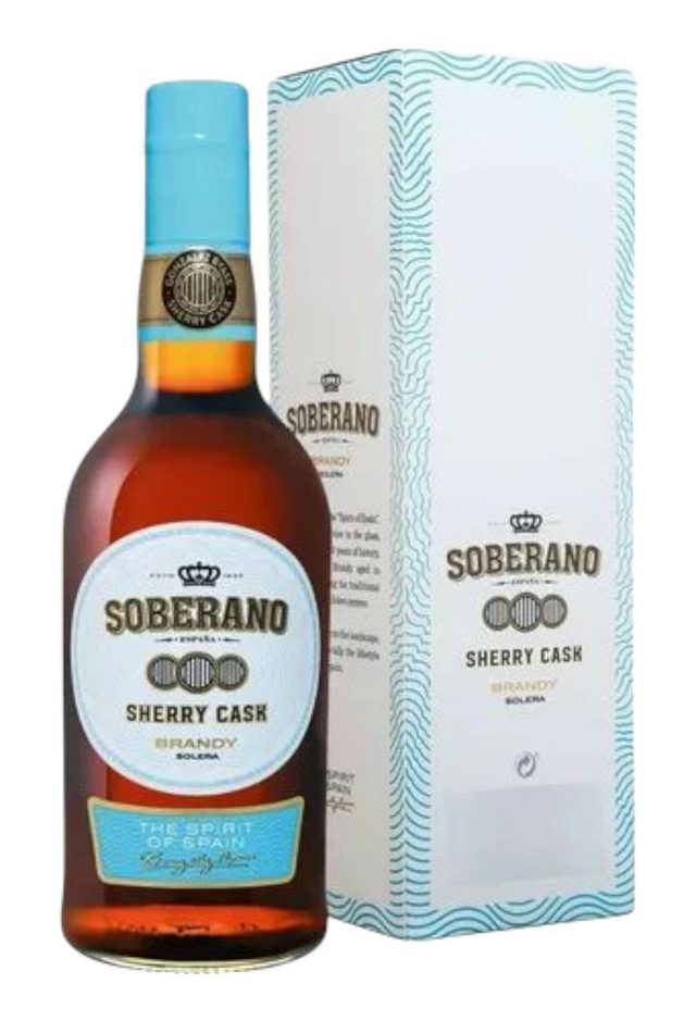 SOBERANO BRANDY SOLERA SHERRY CASK ESTUCHE 700 CC