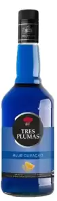 TRES PLUMAS BLUE CURACAO 700 CC