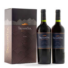 TRUMPETER MALBEC ESTUCHE 2 BOTELLAS 750 CC
