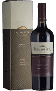 TRUMPETER RESERVE ESTUCHE MALBEC 750 CC