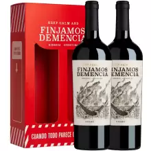 FINJAMOS DEMENCIA MALBEC X 2 ESTUCHE 750 CC